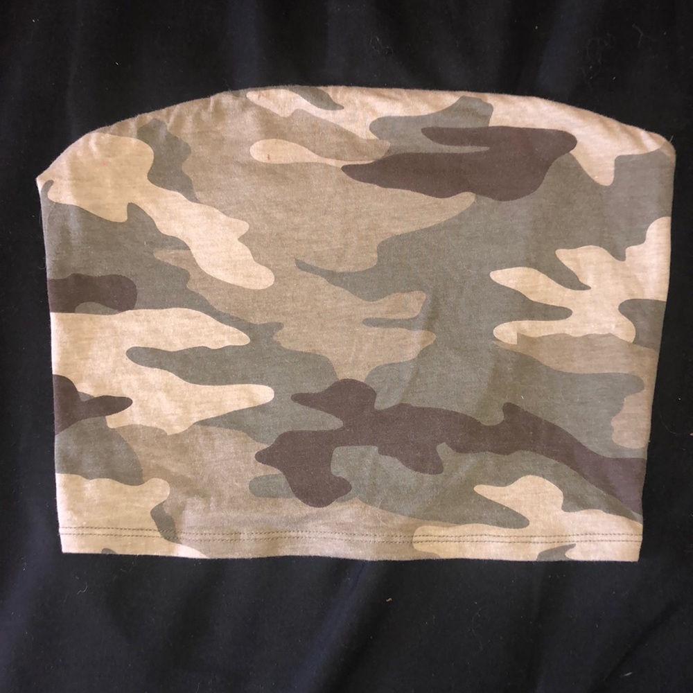 Camo Tube Top